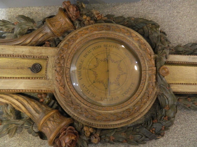 Eclectic French 19th Century Barometer For Sale 1