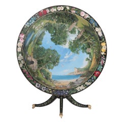Summer Table, one of a pair painted by muralist Michael Dillon