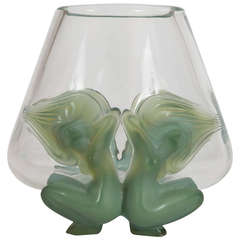 Lalique Antinea Crystal Vase