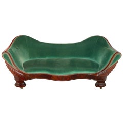 Antique American Salesman's Sample or Child's Sofa, J &J W Meeks, NY