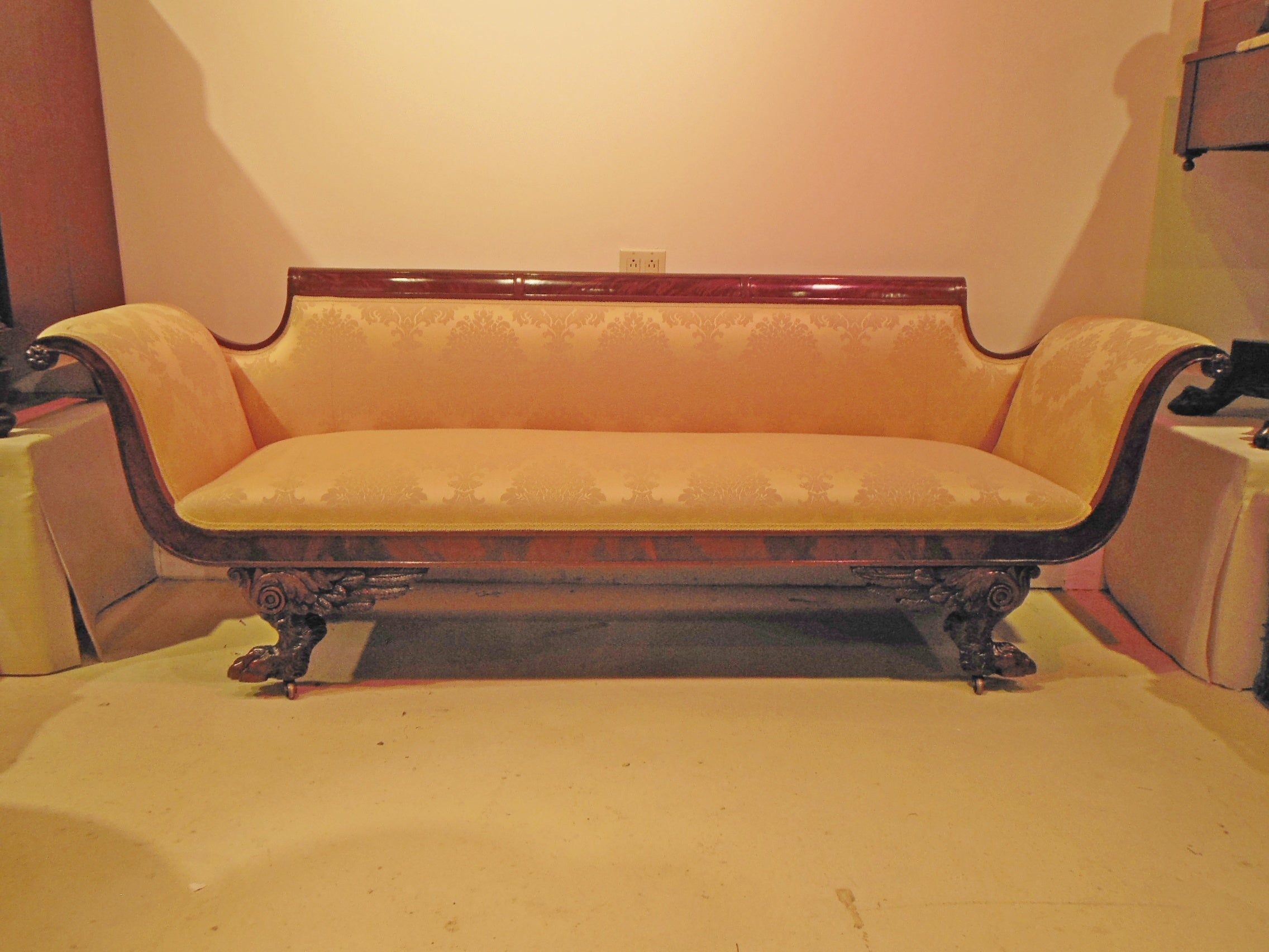 American Classical Sofa Attributed to Duncan Phyfe For Sale