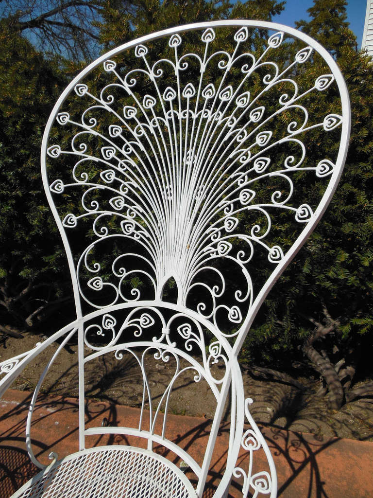 Vintage Salterini Peacock Chairs For Sale at 1stdibs