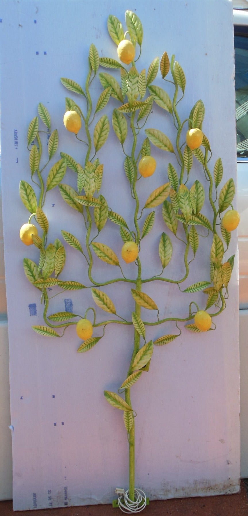 Metal Tole Itatian Lemon Tree