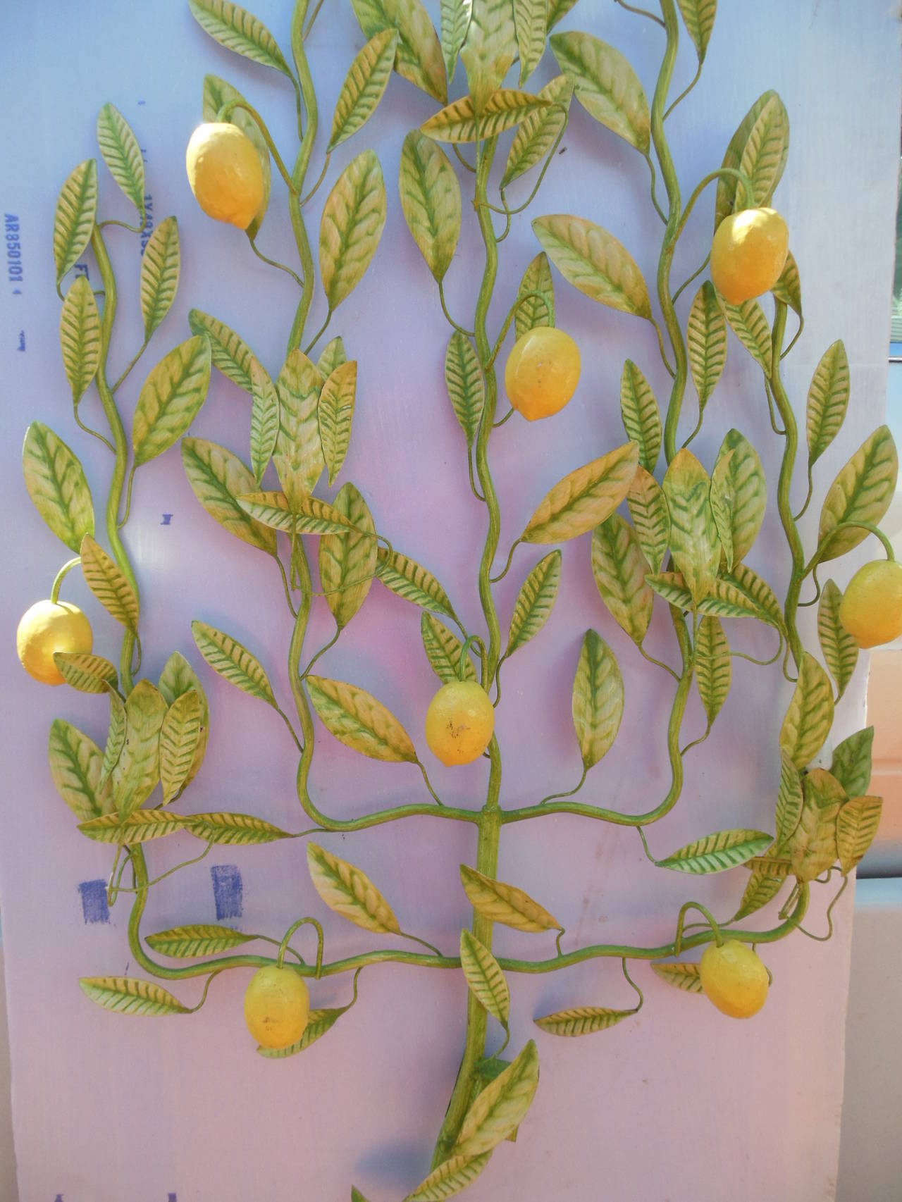 20th Century Tole Itatian Lemon Tree