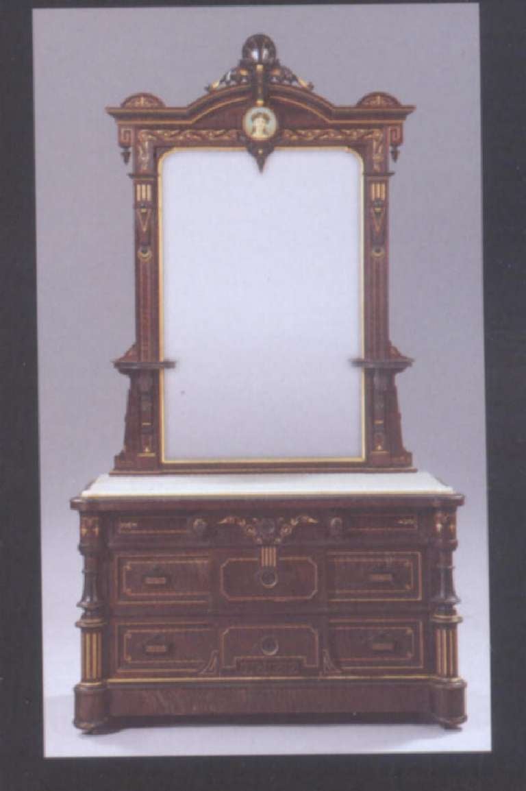 American Pottier & Stymus, Elaborate Bedroom Set