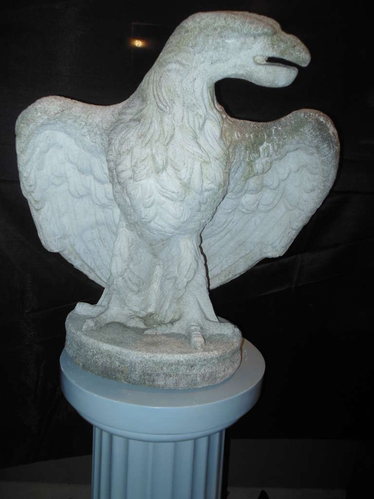 American  Eagles, pr of Cast Stone For Sale