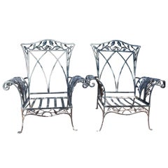 Pr Salterini Elaborate Armchairs