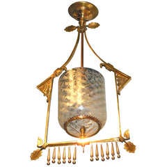 Antique Hall chandelier, American Aesthetic Style