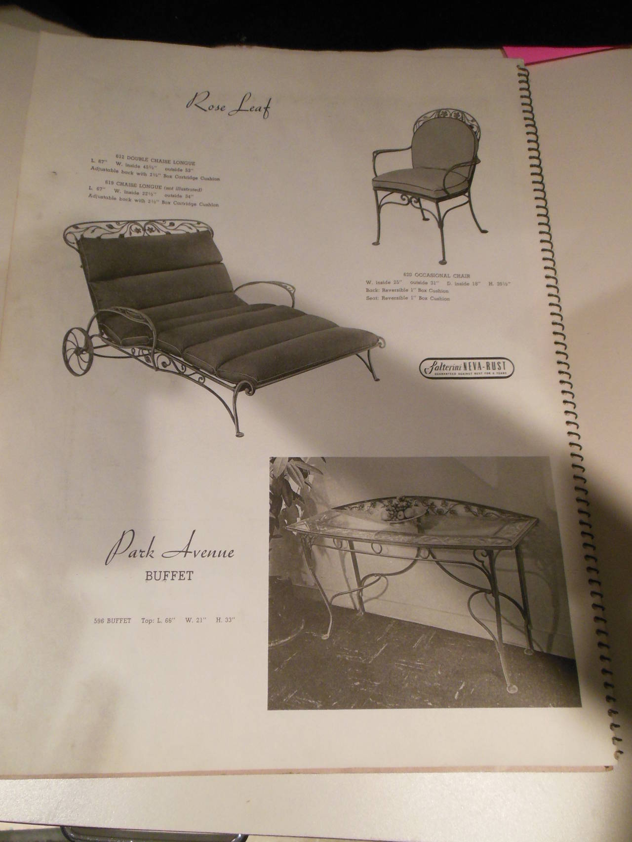 Wrought Iron Salterini Vintage Armchairs For Sale