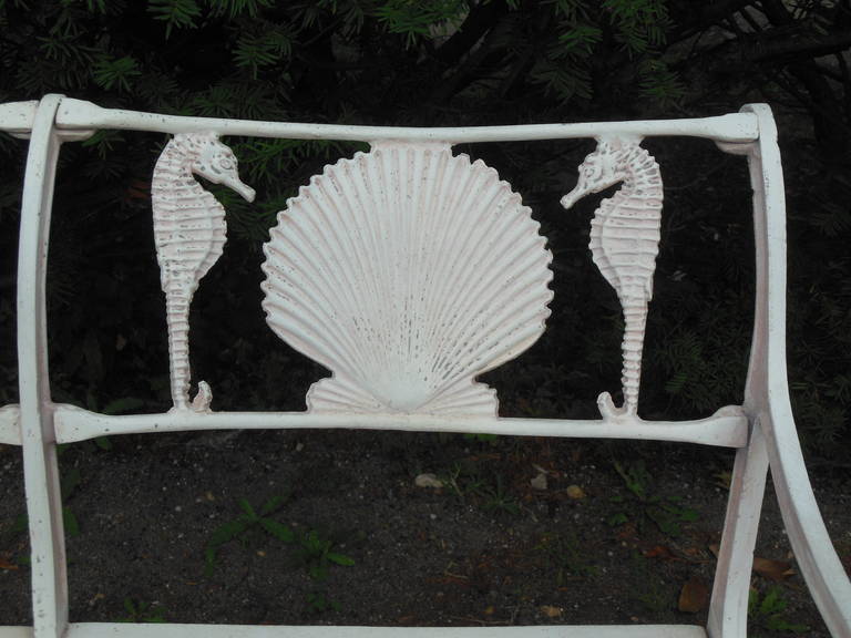 seahorse bench
