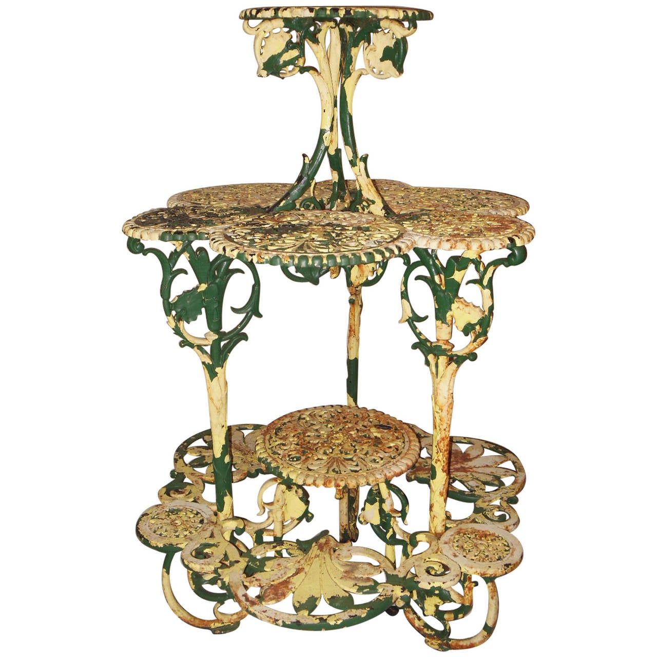 Antique Plant Stand Cast Iron Coalbrookdale For At 1stdibs