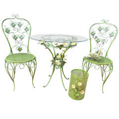 Italian Tole Bistro Set