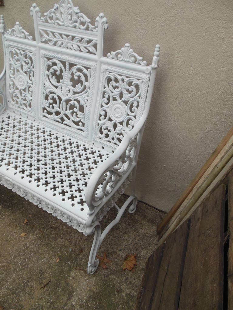 cast iron garden bench for sale