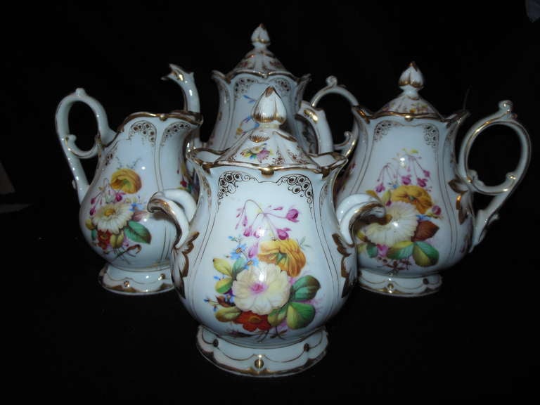 rococo tea set