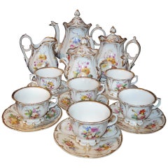 Old Paris Tea Set Rococo Style