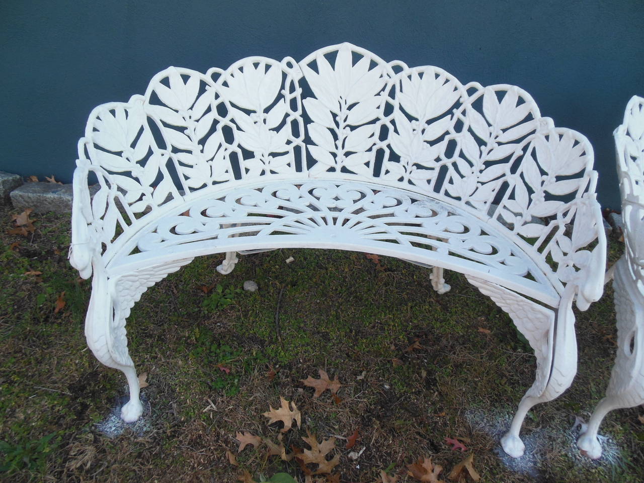Benches, Cast Iron Laurel Pattern 4