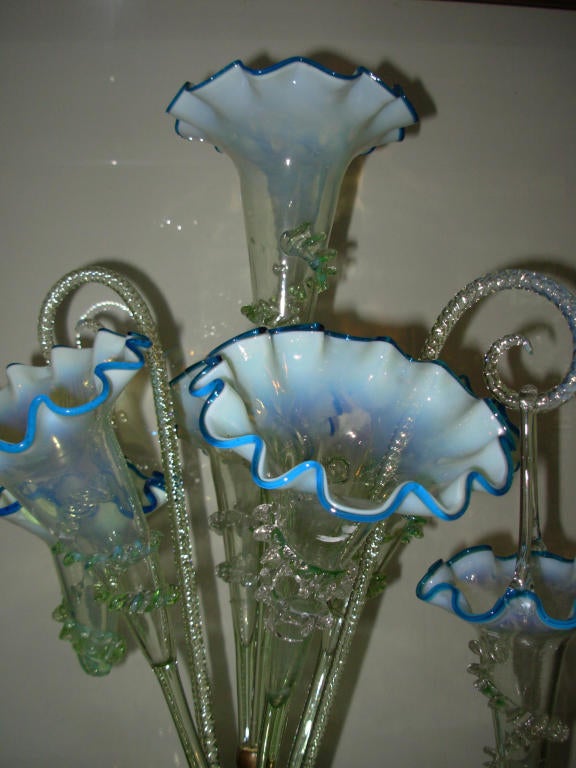 blue vaseline glass