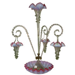 English Epergne with Hanging Baskets