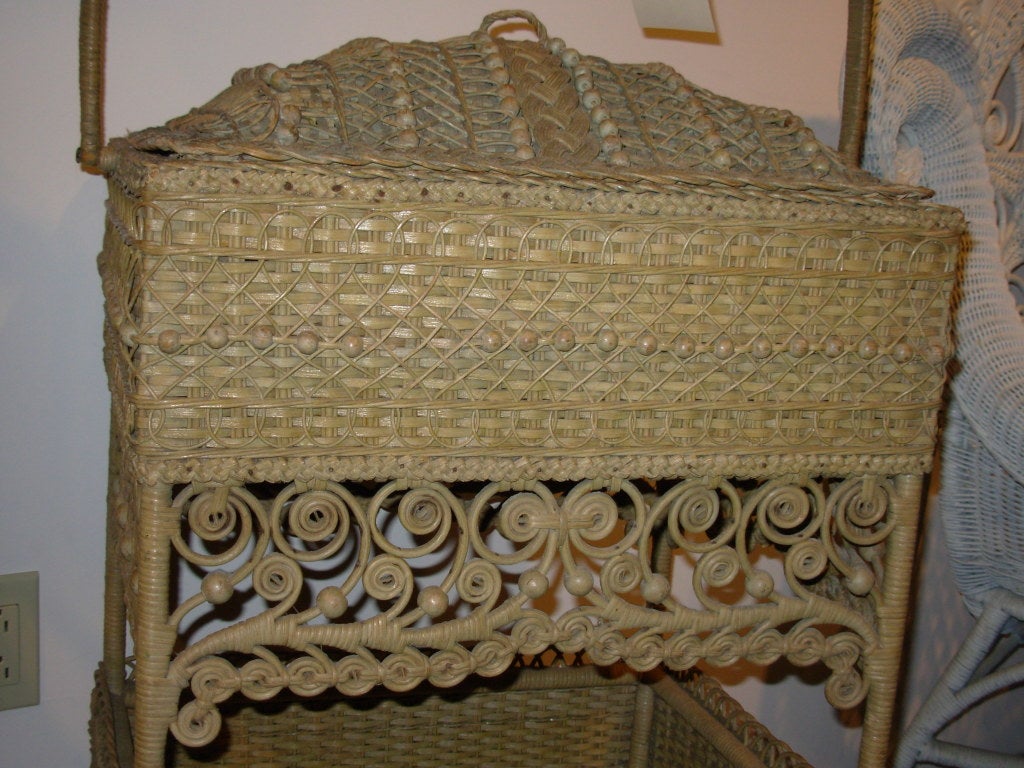 wicker sewing basket