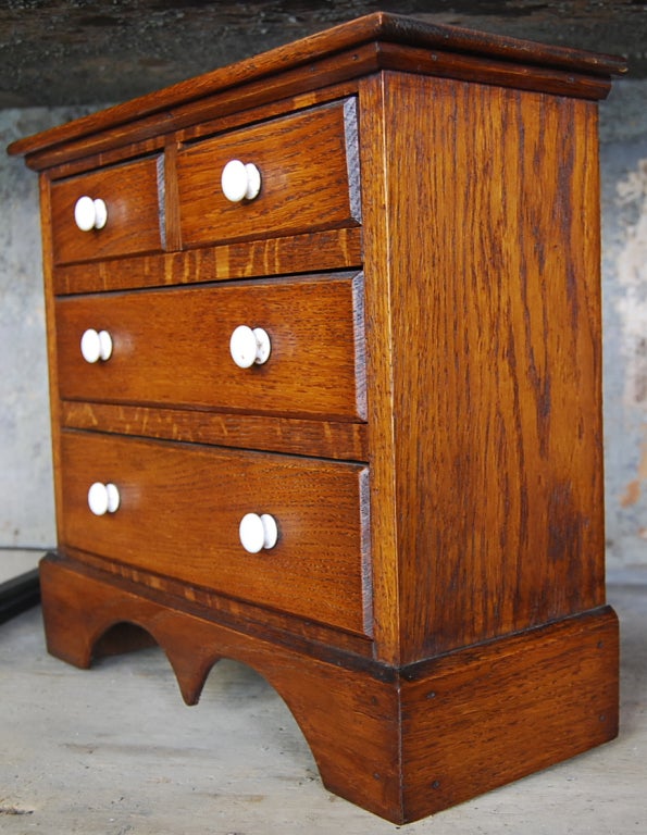 Antique Miniature Chest In Good Condition For Sale In Charleston, SC