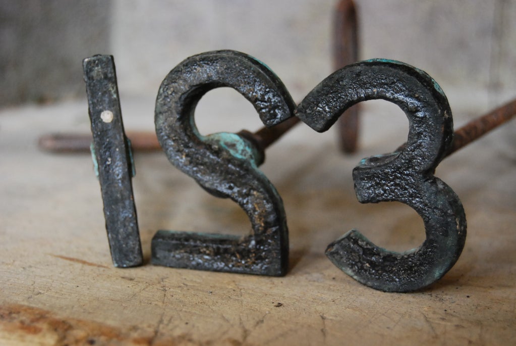 Set of Antique Branding Irons 1