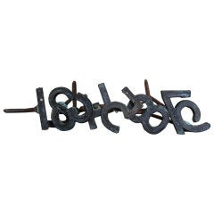 Set of Antique Branding Irons