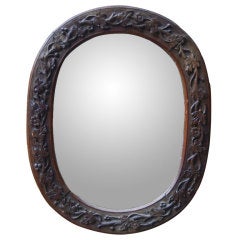 Black Forest Carved Mirror Black Forest Carved Mirror
