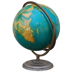 Large Oversized Educational Aide Vintage Globe