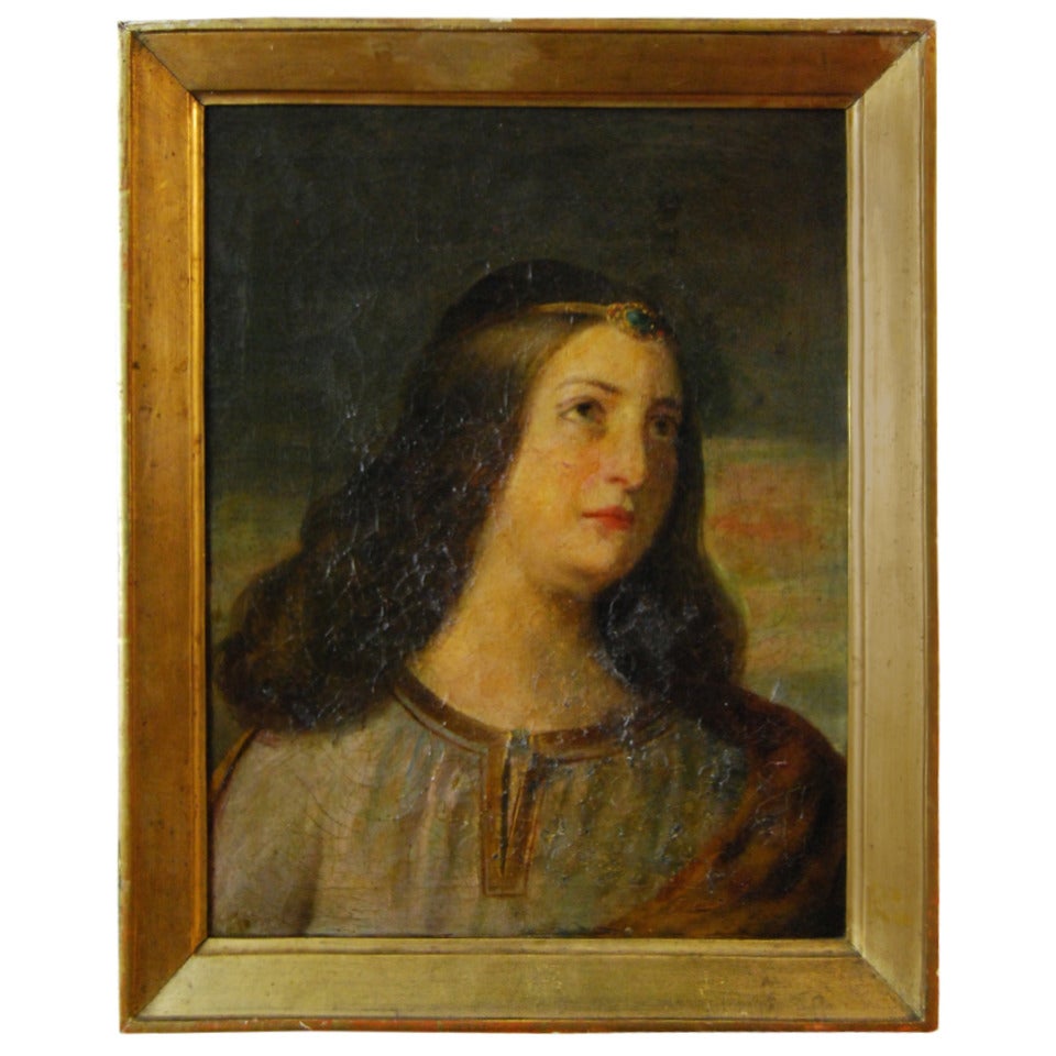 Italian School Portrait of a Lady, c. 1780 For Sale