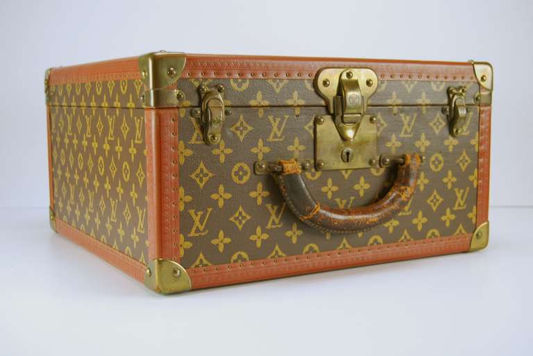 Louis Vuitton Square Trunk with Dust Cover