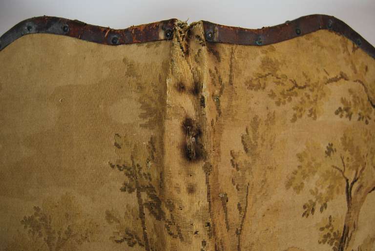 French Jacquard Woven Tapestry Screen, 1880 For Sale 4