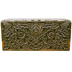 Rare Coromandel Wood Carved Box