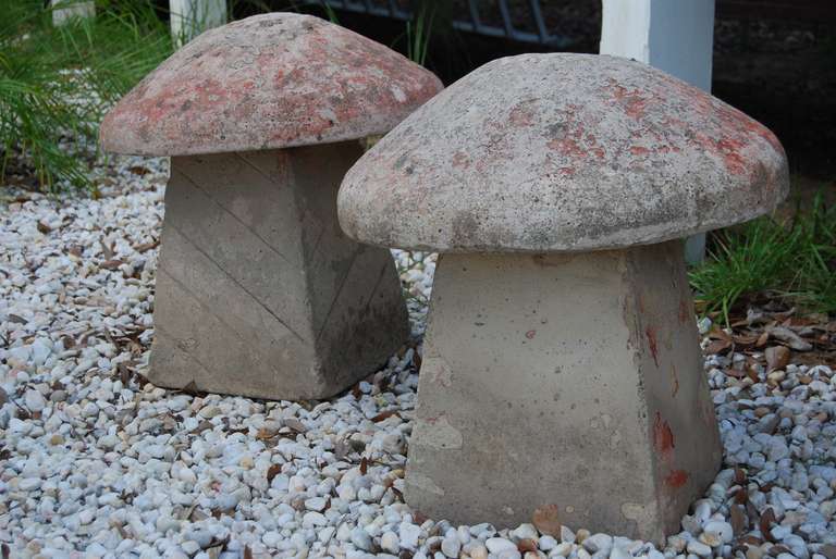 Wonderful pair of staddle stones.