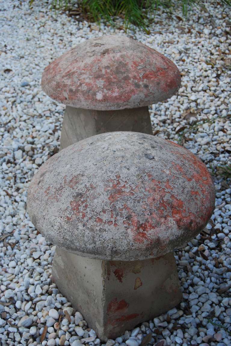 Pair Staddle Stones, 1900 In Good Condition For Sale In Charleston, SC