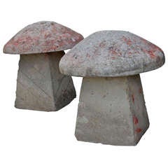 Pair Staddle Stones, 1900