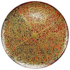 Large Tortoise Boulle Work Charger, 1880
