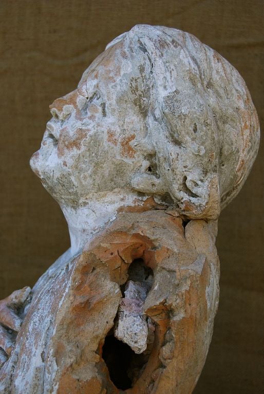 18th Century and Earlier French Terracotta Statue of Bébé Jésus For Sale