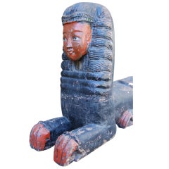 Antique Carved Sphinx