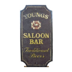 Vintage Saloon & Bar Pub Sign