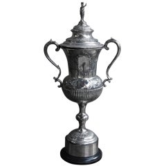 Magnificent Large Trophy With Lid