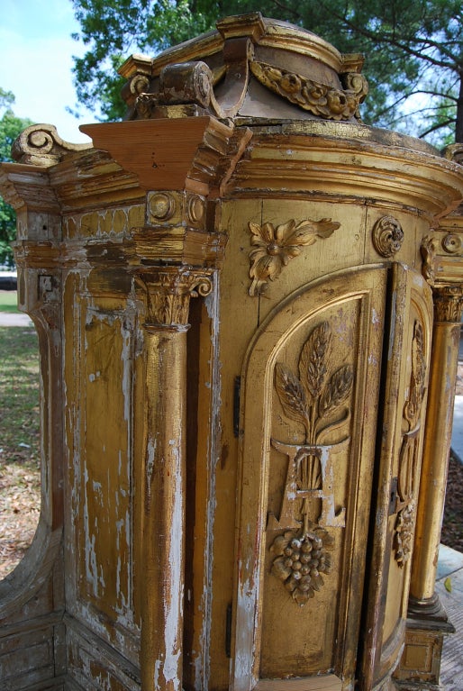 19th Century Italian Early 19th C. Monumental Gilt Tabernacle For Sale