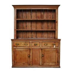 Elm & Pine Dresser Vasselier with Plate Rack