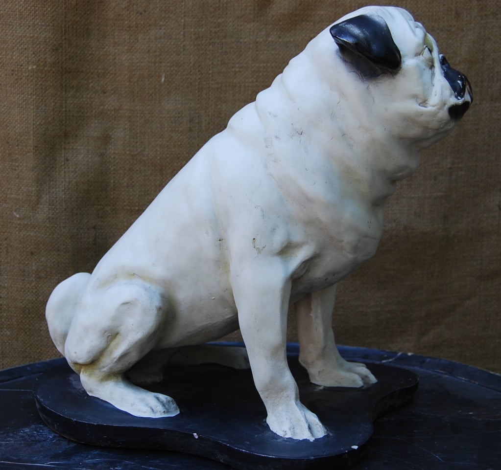 You had me at woof... Vintage pug dog figure For Sale 1