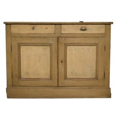 Antique French Painted Buffet Server Sideboard