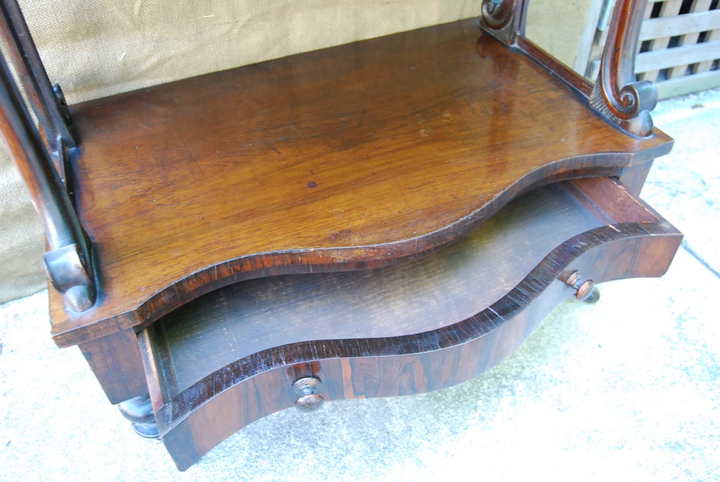 19th Century Rosewood Trolley Server For Sale