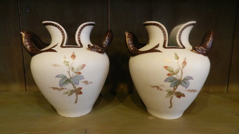A Pair of Art Nouveau Vases
