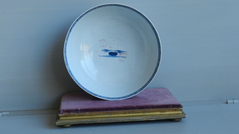 Liverpool Porcelain Bowl In Good Condition For Sale In Millwood, VA