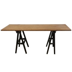 Pine Sofa Table on Stands