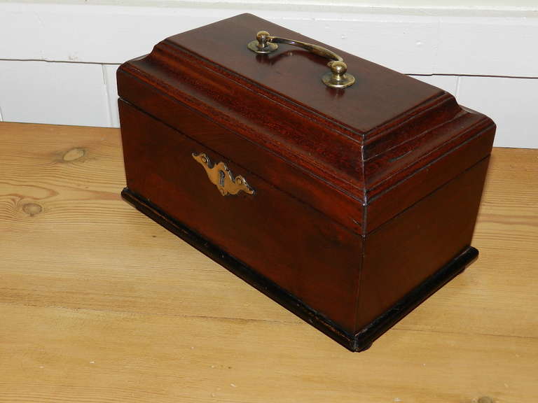 19th Century Mahogany Tea Caddy