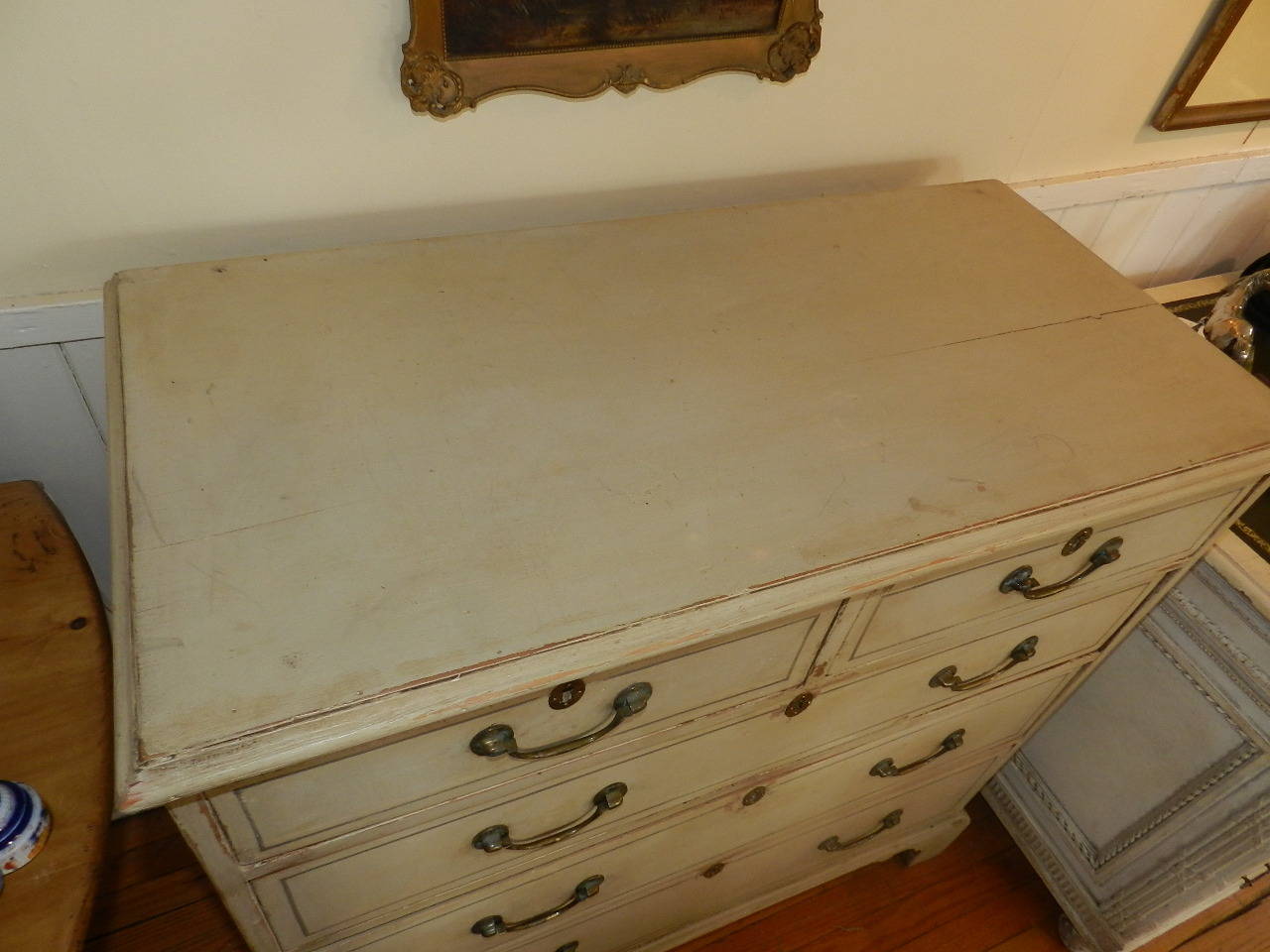 Antique Pine Chest of Drawers In Excellent Condition In Millwood, VA
